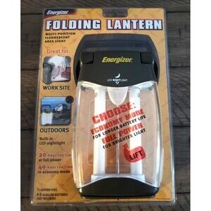 Energizer Folding Lantern Multi-Position Fluorescent Area Light New Sealed